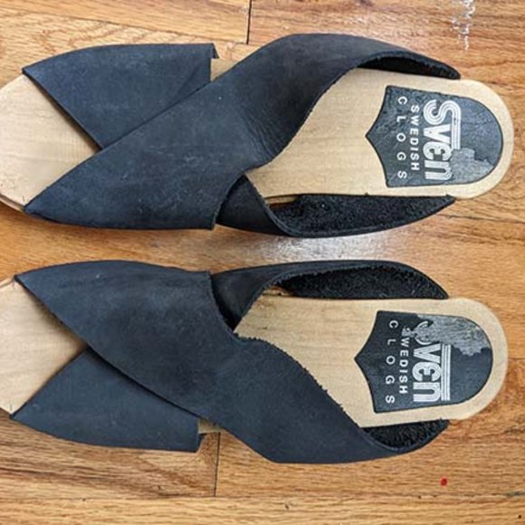 Sven Clogs Cross Strap Sandals Size 40 - Picture 2 of 7